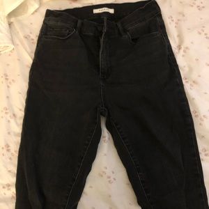 PACSUN black ripped skinny jeans